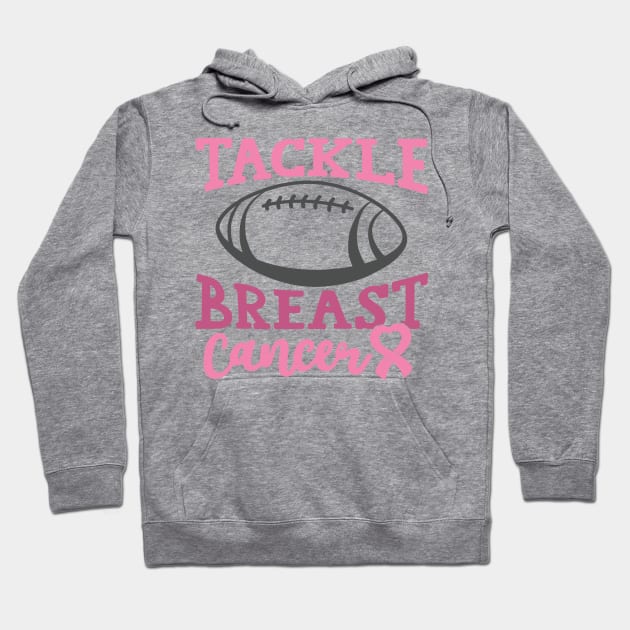 tackle breast cancer Hoodie by CrankyTees